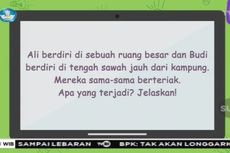 Apa yang Terjadi? Ali dan Budi Sama-sama Berteriak, Jawaban TVRI