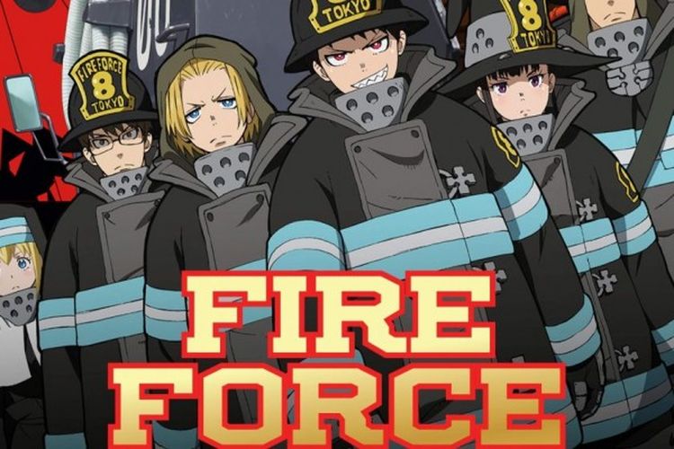 Anime Fire Force yang diadaptasi dari manga berjudul sama karya  Atsushi Okubo.