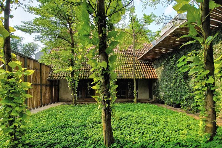 Desain taman rumah karya Arsitek Pramudya 
