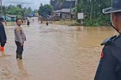 Banjir di Indragiri Hulu Riau Merendam Rumah Warga dan Jalan Lintas Sumatera 