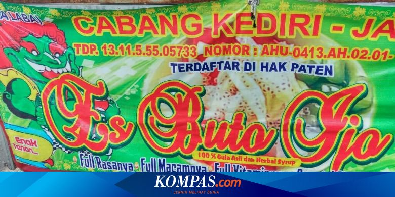Es Buto Ijo Tersebar Di Seluruh Sragen