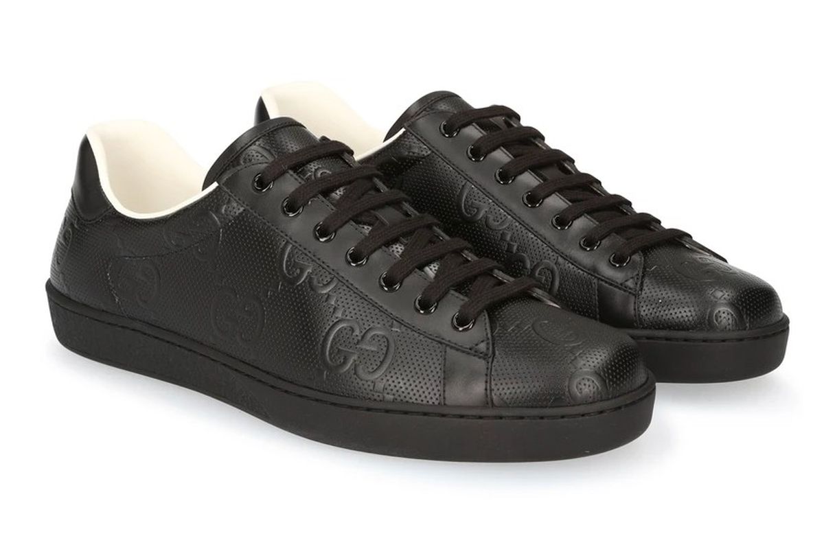 Gucci New Ace Sneakers Triple Black
