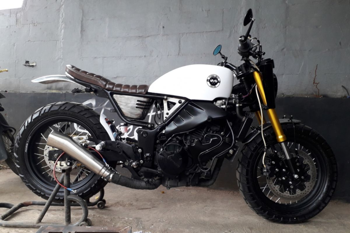 Ninja 250 hot sale custom scrambler