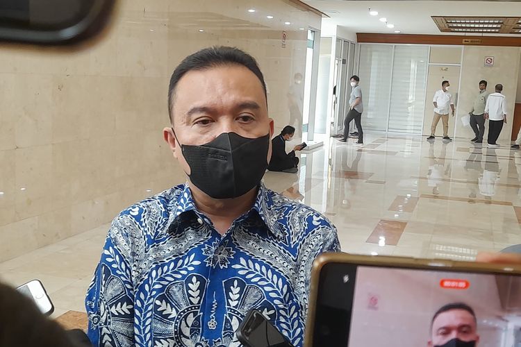 Ketua Harian DPP Partai Gerindra Sufmi Dasco Ahmad di Kompleks Parlemen Senayan, Jakarta, Selasa (20/9/2022).