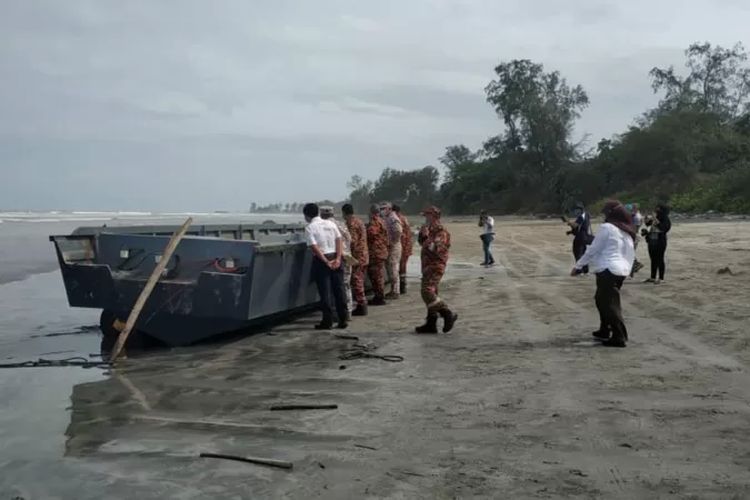 Tim KJRI Johor Bahru di lokasi kejadian.