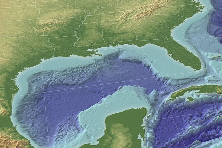 Peta Teluk Meksiko