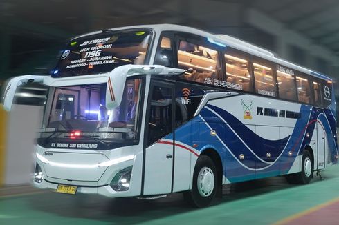 Bus Baru PO Delima Sri Gemilang Pakai Jetbus 5 Dek Tunggal