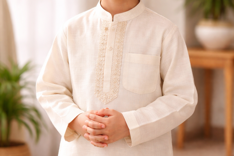 Baju lebaran anak laki-laki kurta