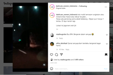 Video Bus Berjalan Tanpa Lampu Malam, Membahayakan Orang Lain