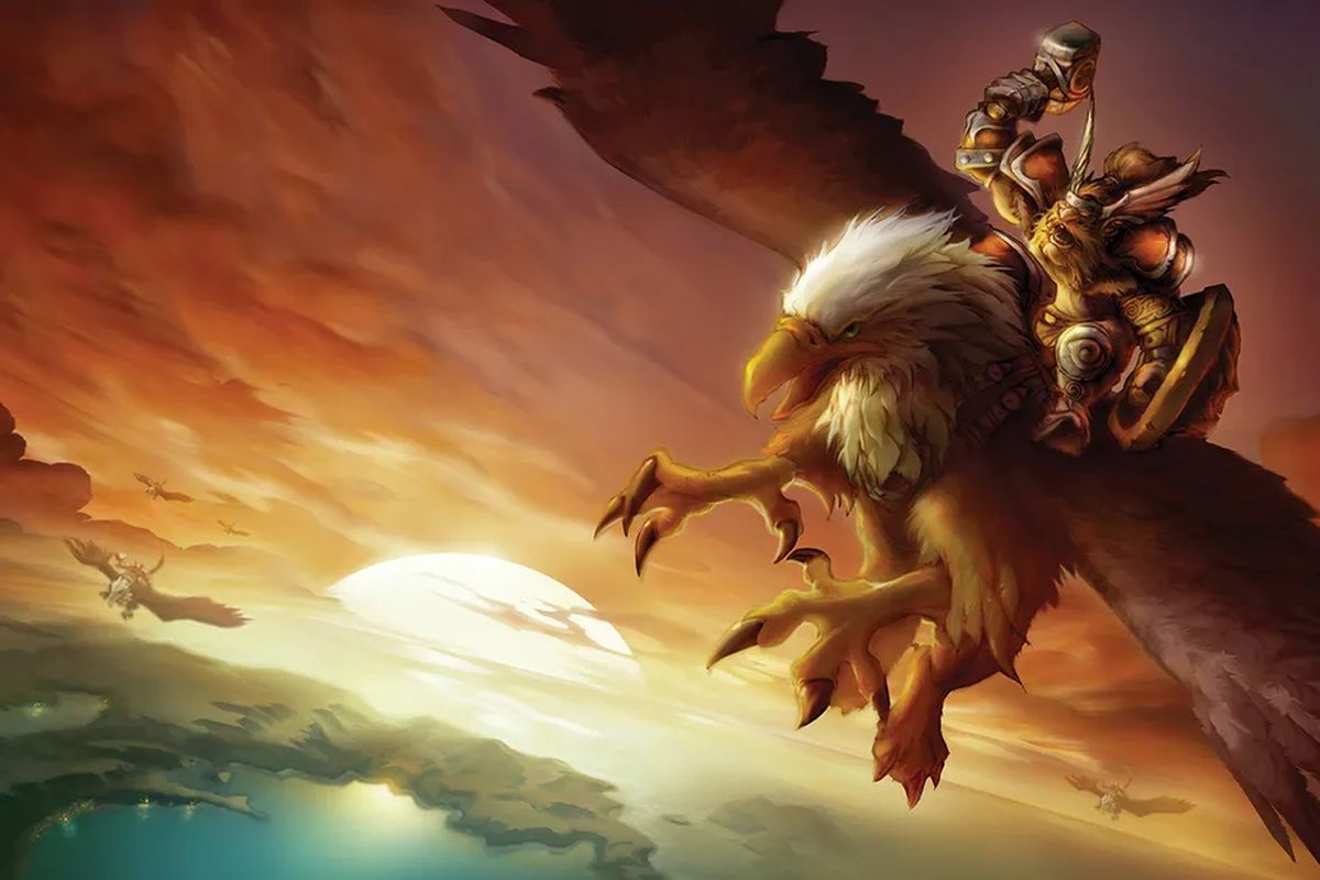 Ilustrasi karakter di game Warcraft.