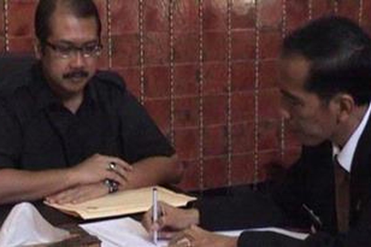 Joko Widodo sedang menajalani verifikasi kekayaan oleh tim KPK 