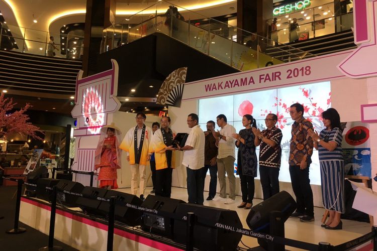 Wakayama Fair 2018 digelar pada 6 hingga 7 Oktober di Aeon Mall Jakarta Garden City, Sabtu (6/10/2018). 