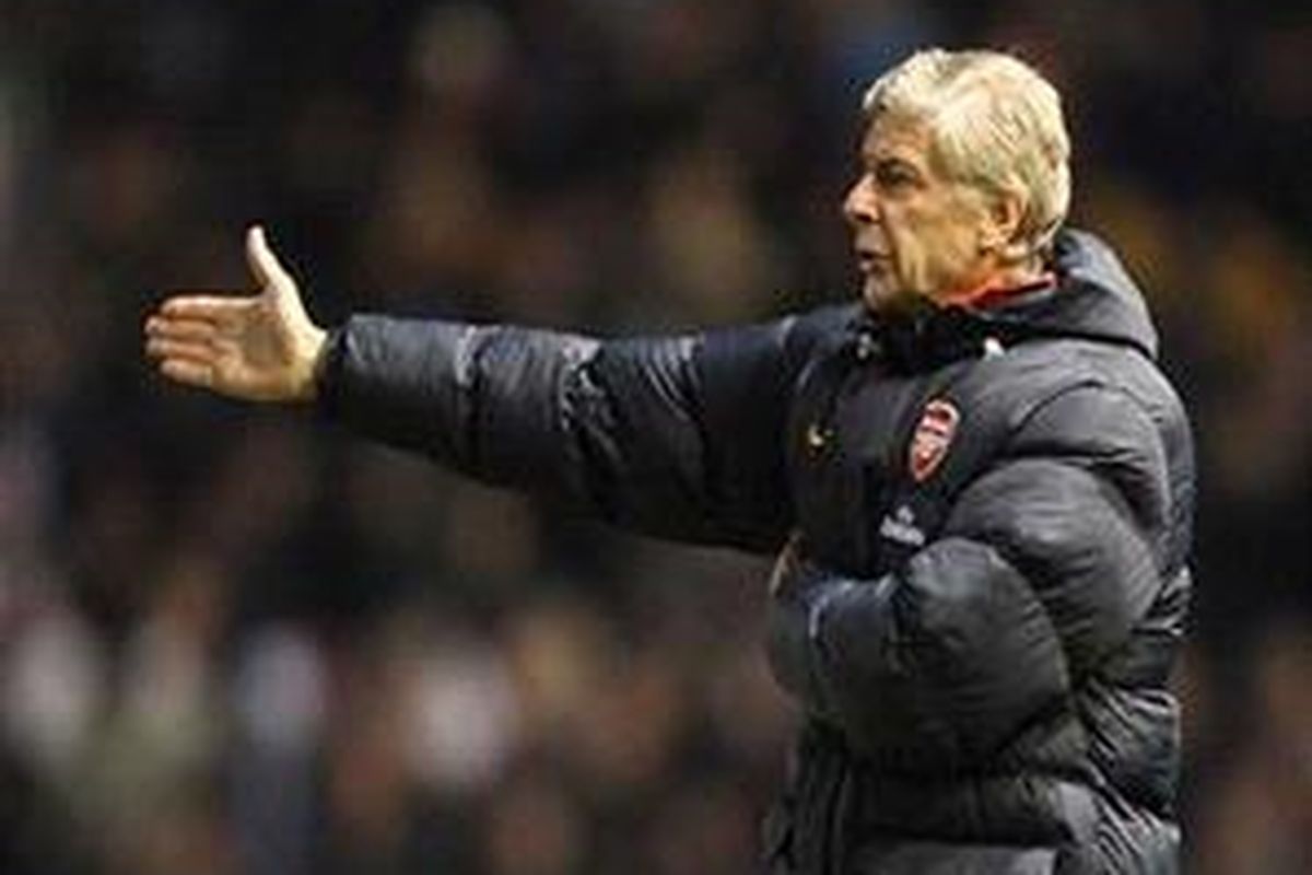 Pelatih Arsenal, Arsene Wenger.