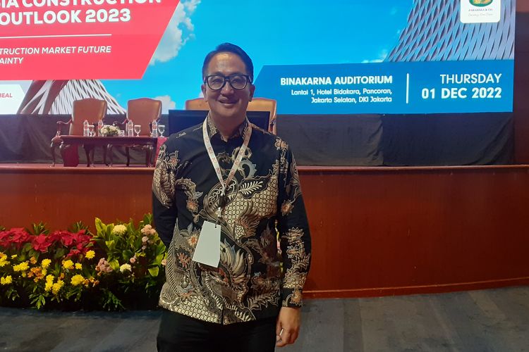 General Manager Sales & Marketing Jababeka Industrial Estate Rudy Subrata dalam Indonesia Construction Market Outlook 2023, Kamis (1/12/2022)