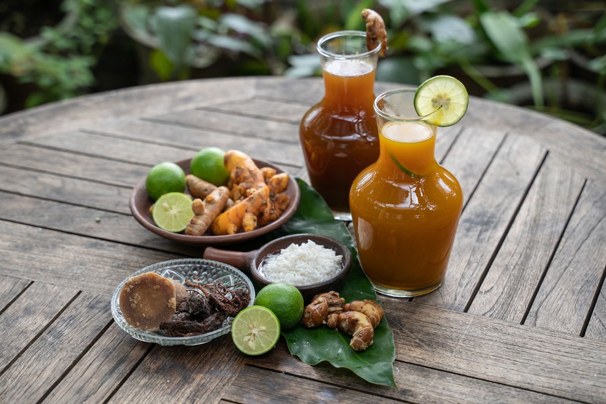 Ilustrasi jamu. Lirik dan makna lagu Suwe Ora Jamu.