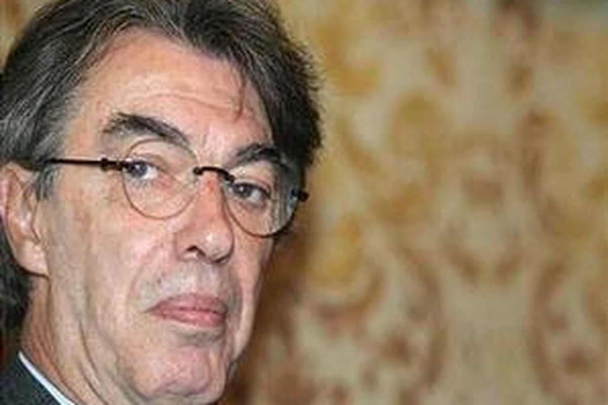Presiden Inter Milan, Massimo Moratti.