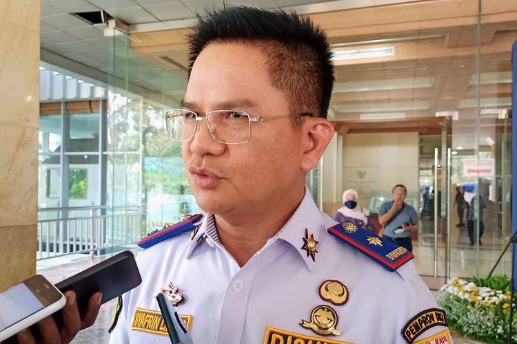 Kepala Dinas Perhubungan DKI Jakarta, Syafrin Liputo saat ditemui di Balai Kota DKI Jakarta, Senin (25/9/2023).