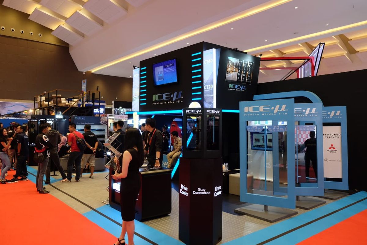 Kaca film ICE-u di Telkomsel IIMS 2019