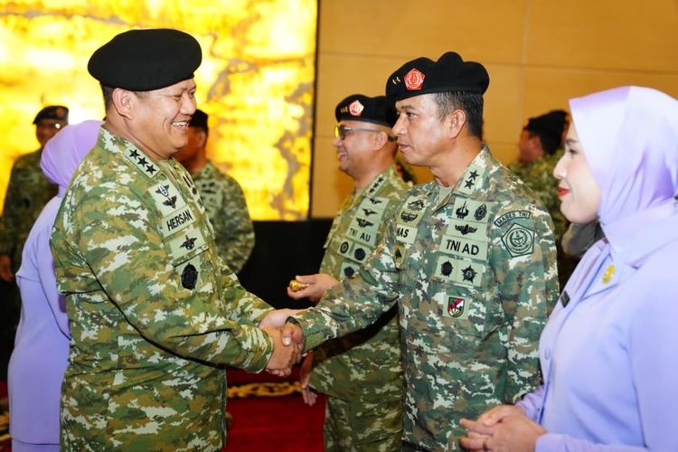 Ada 105 Perwira Tinggi Naik Pangkat, Terbanyak dari TNI Angkatan Darat