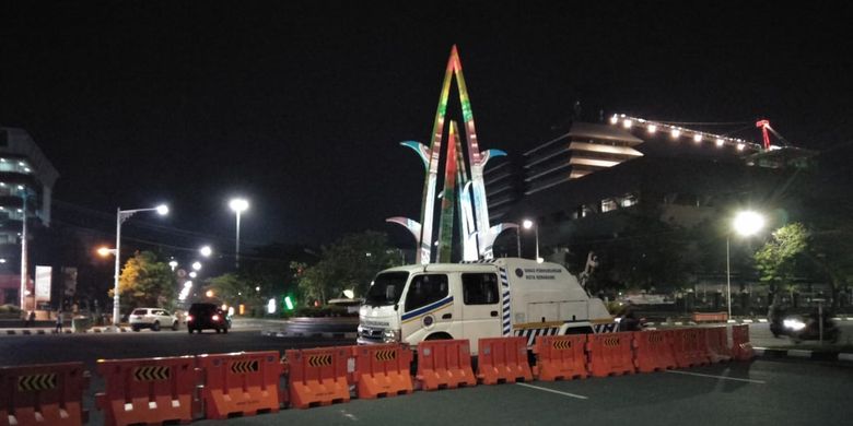 Ruas jalan protokol Semarang menuju Jalan Pahlawan