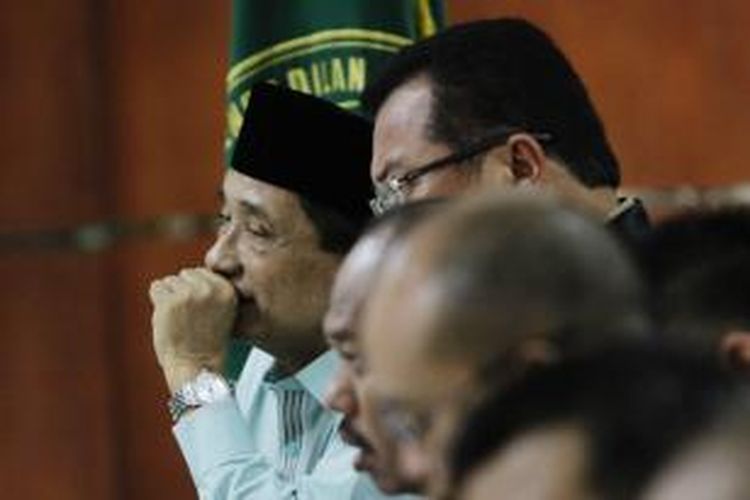 Mantan Bupati Bangkalan Fuad Amin Imron menjalani persidangan lanjutan dengan agenda mendengarkan kesaksian di Pengadilan Tipikor, Jakarta Selatan, Kamis (30/7/2015). Sidang ini menghadirkan 22 saksi terkait kasus dugaan suap jual beli gas alam di Bangkalan, Jawa Timur.