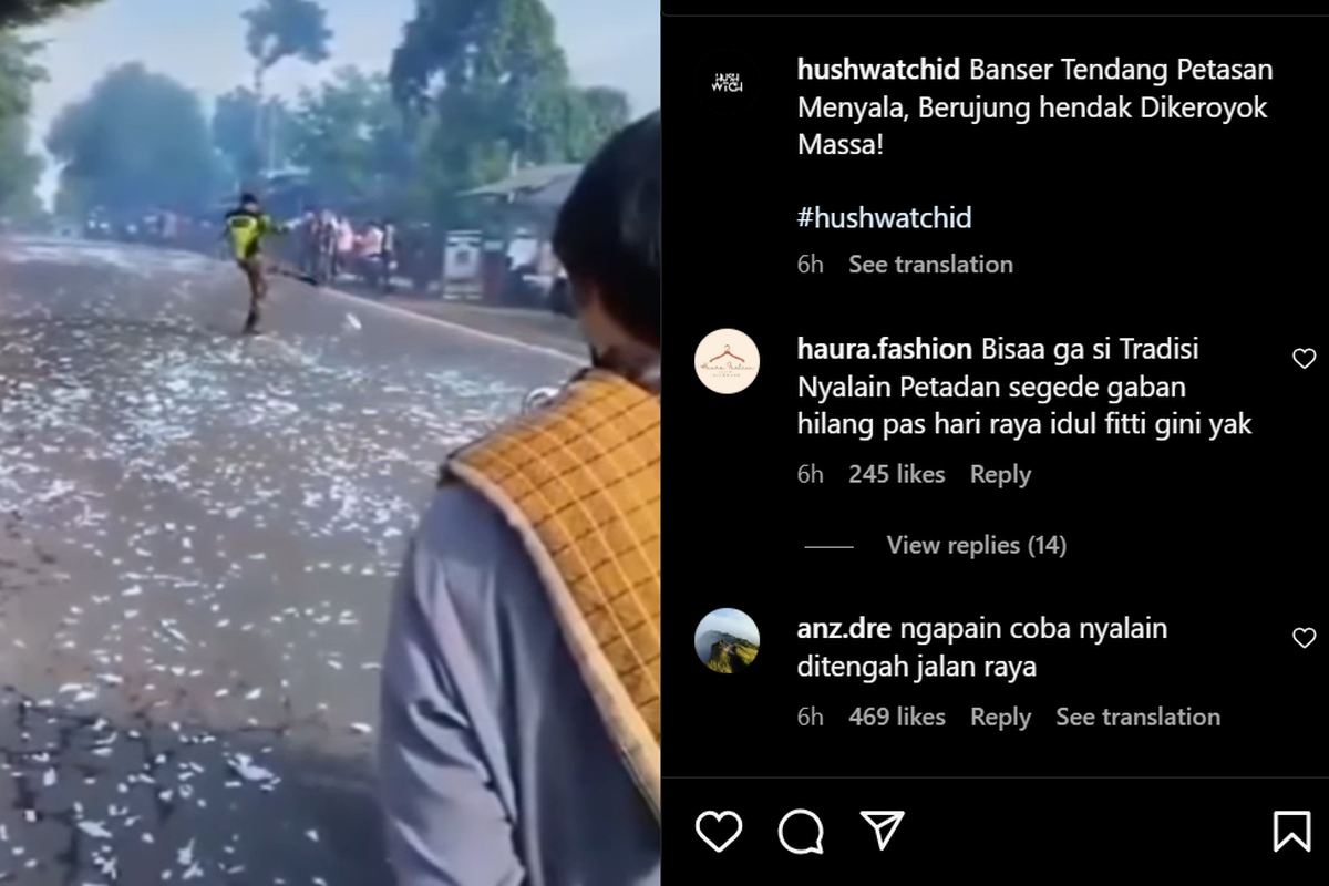 Seorang banser nyaris dikeroyok usai tendang petasan yang siap meledak. Terungkap bahwa kejadian tersebut di Situbondo, Jatim, usai Shalat Id, Senin (31/3/2025).