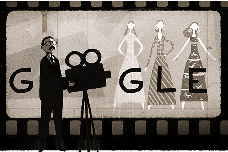 Usmar Ismail yang jadi Google Doodle hari ini