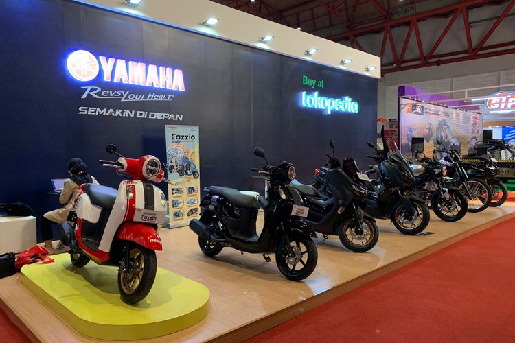 Booth Yamaha saat IIMS 2022
