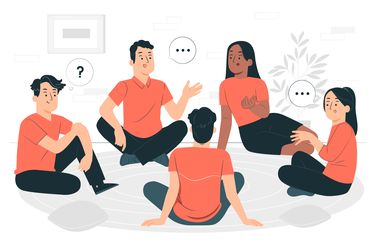 Ilustrasi interaksi sosial