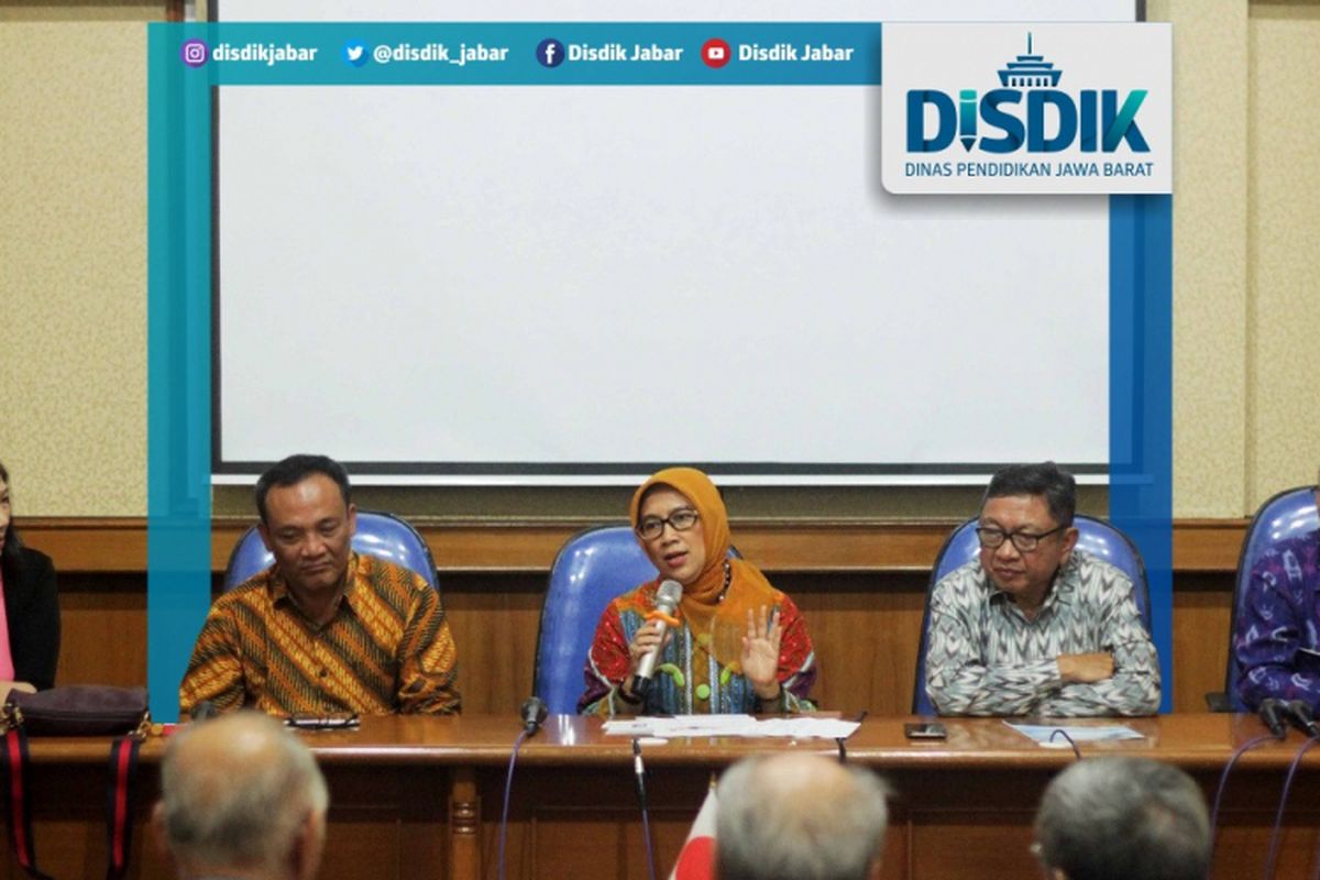 Penandatanganan kerja sama Dinas Pendidikan Jabar dan Jepang (18/1/2019).