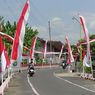 Bendera Merah Putih Sepanjang 1,5 Kilometer Hiasi Jalan Desa di Sukoharjo