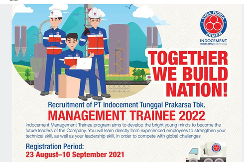 Indocement Tunggal Prakarsa Buka Lowongan Management Trainee S1-S2 