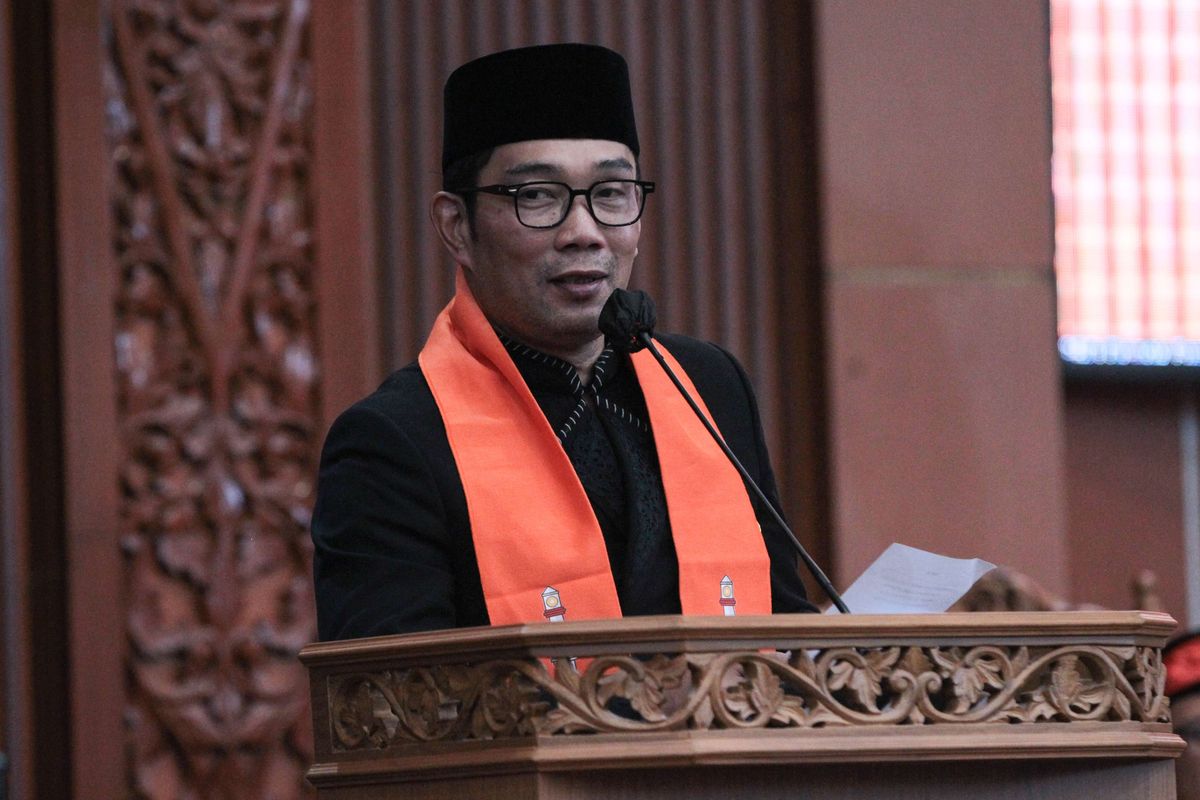 Foto stok: Gubernur Jawa Barat, Ridwan Kamil.