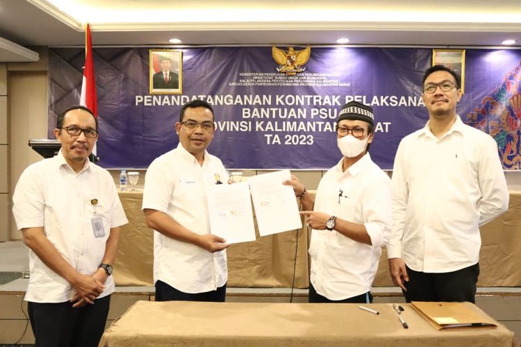 Kementerian PUPR akan melaksanakan pembangunan prasarana, sarana dan utilitas (PSU) pada tujuh perumahan bersubsidi di Provinsi Kalimantan Barat (Kalbar).