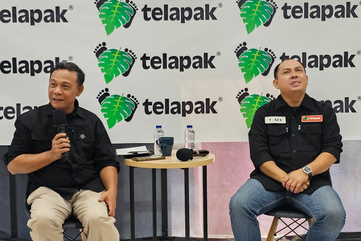 Ketua Tim Telapak Muhammad Djufryhard dan Wakil Ketua Tim Telapak Martian Sugiarto.