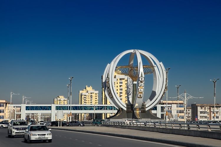 Ibu kota Turkmenistan, Ashgabat.