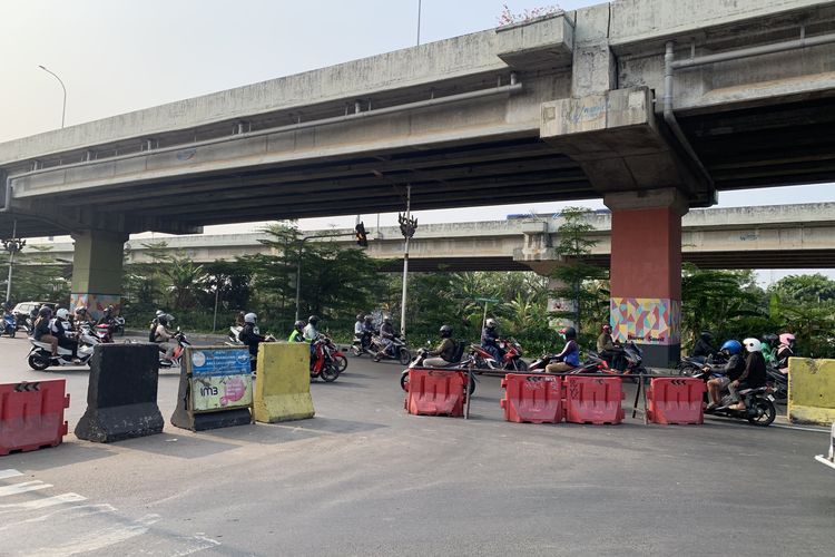 Polisi Sebut Lampu Merah Bikin Macet, Separator Kalimalang-Raden Inten Dipilih sebagai Solusi