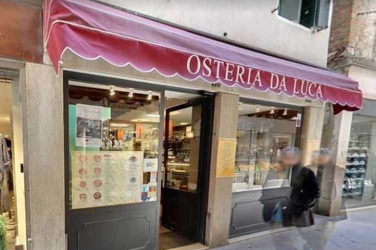 Restoran Osteria da Luca, Venesia.