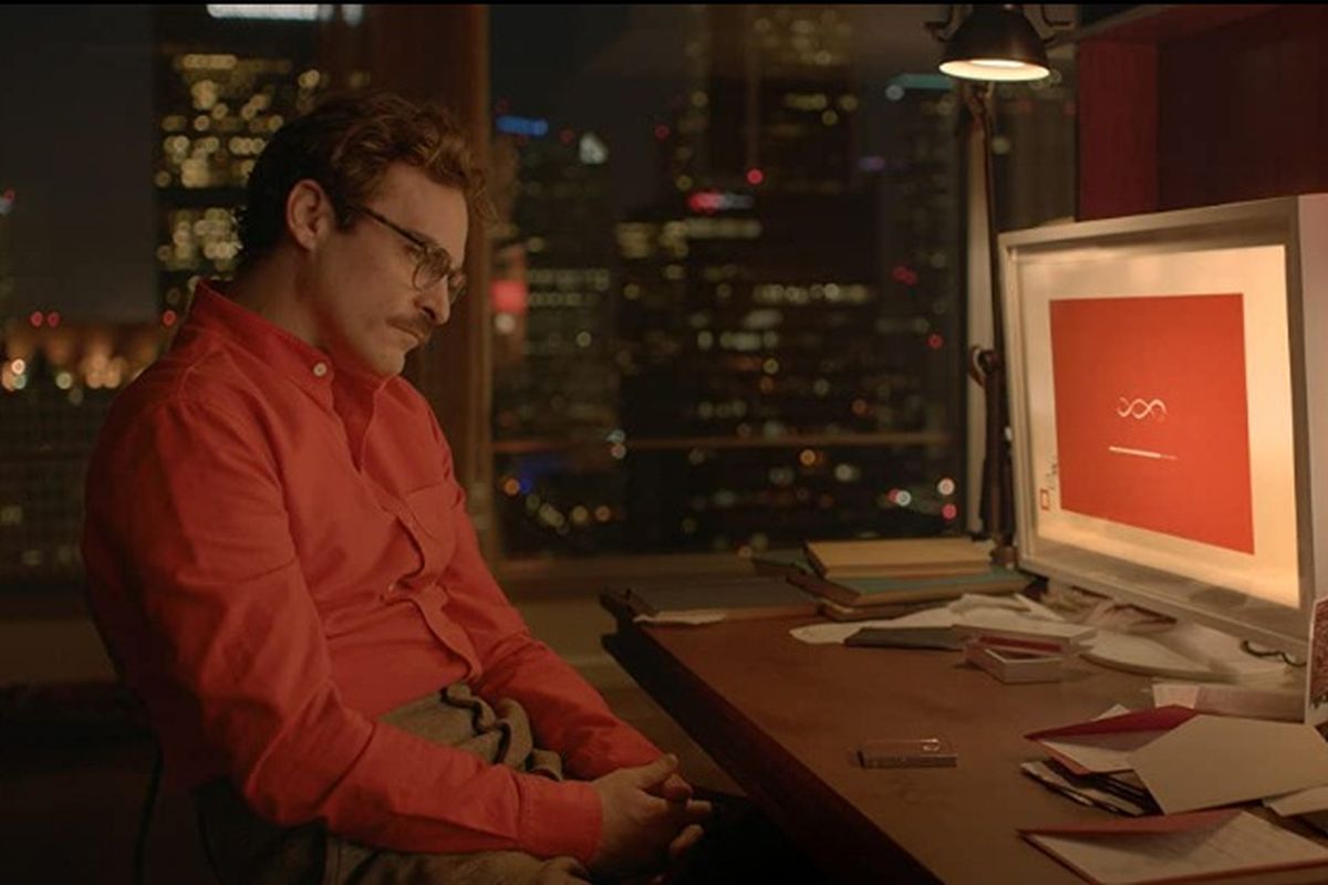 Sinopsis Her, Joaquin Phoenix Jatuh Cinta pada Sistem Operasi Komputer  Halaman all - Kompas.com