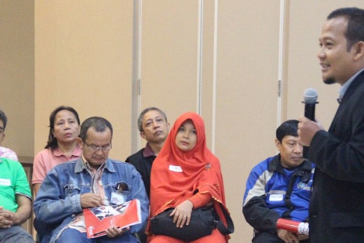 Para eksekutif dan profesional KG tengah mengikuti program Wealth Coaching bertajuk Ready to Retire, Senin (11/9/2017), di gedung Kompas Gramedia, Palmerah, Jakarta Pusat. Acara ini dihadiri oleh mereka yang ingin tahu dan menyiapkan lebih jauh persiapan keuangannya di masa depan. 