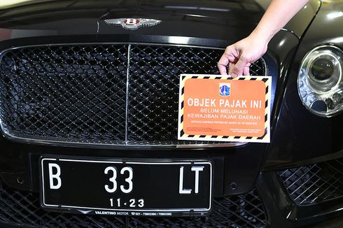 Kendaraan yang Menunggak Pajak Akan Ditempel Stiker