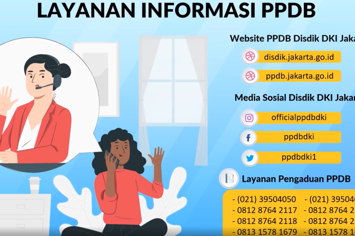 kontak informasi PPDB DKI Jakarta 2021
