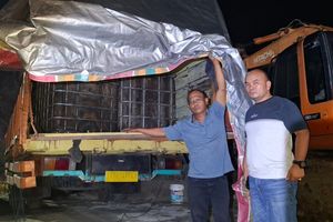 Polisi Hentikan Truk Pembawa 5,4 Ton Solar Ilegal, Modus 29 Barcode dan 7 Pelat Palsu