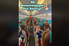 Cerita Rombongan Siswa SD "Study Tour" Pakai Pesawat Garuda, Hasil Nabung 5 Tahun
