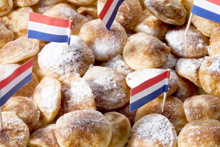 Ilustrasi poffertjes. 