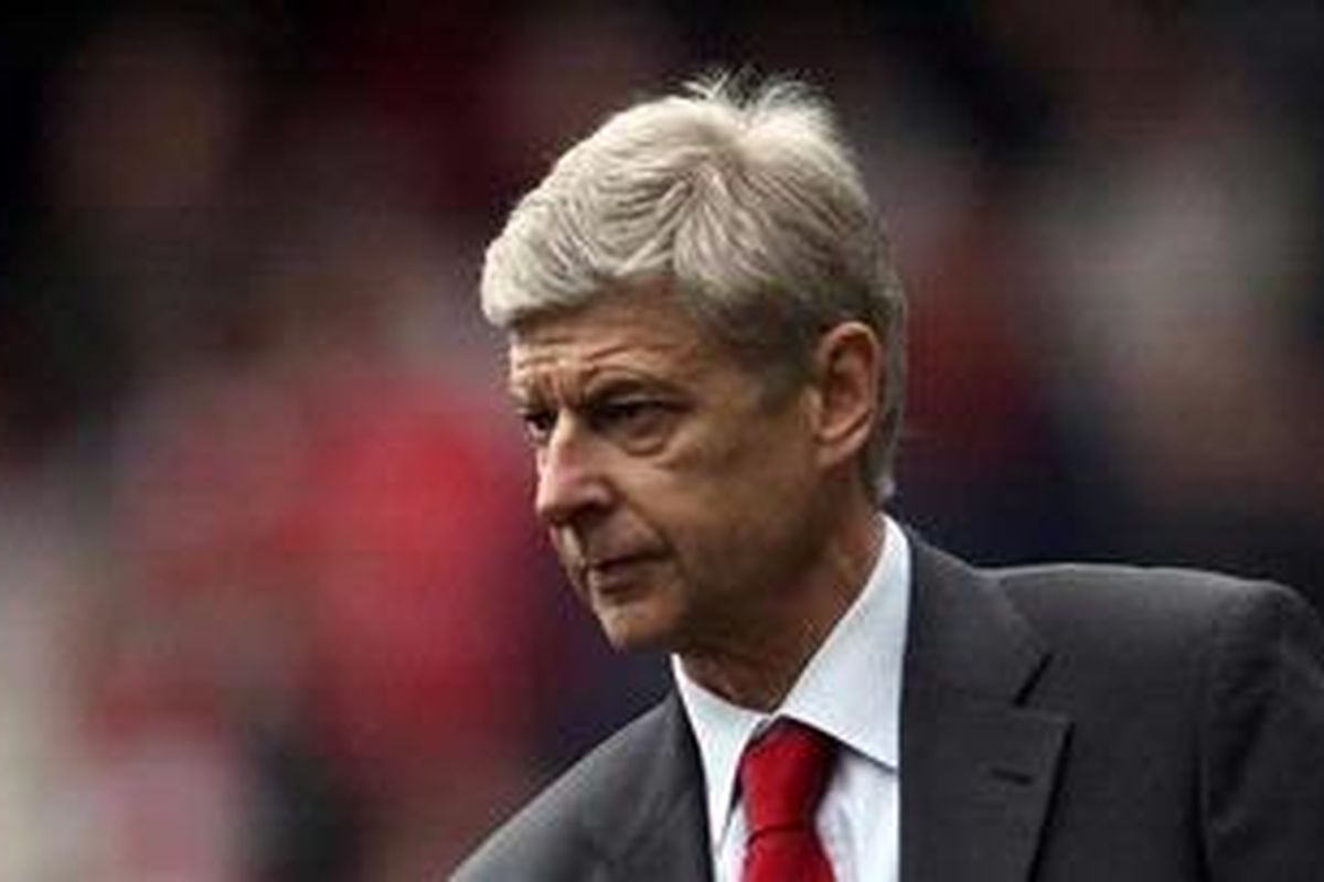 Manajer Arsenal Arsene Wenger.