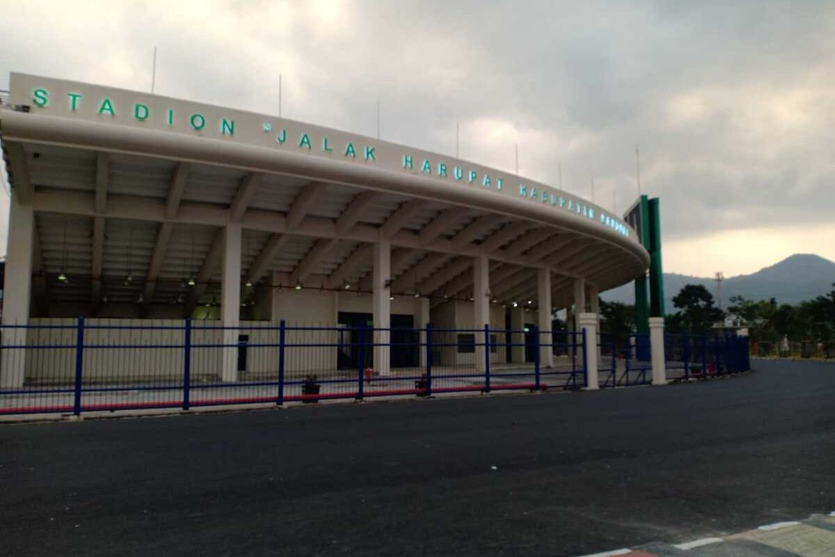 Stadion Si Jalak Harupat, Kabupaten Bandung, Jawa Barat yang bakal menjadi lokasi konser Dewa-19 pada 19 Agustus Mendatang