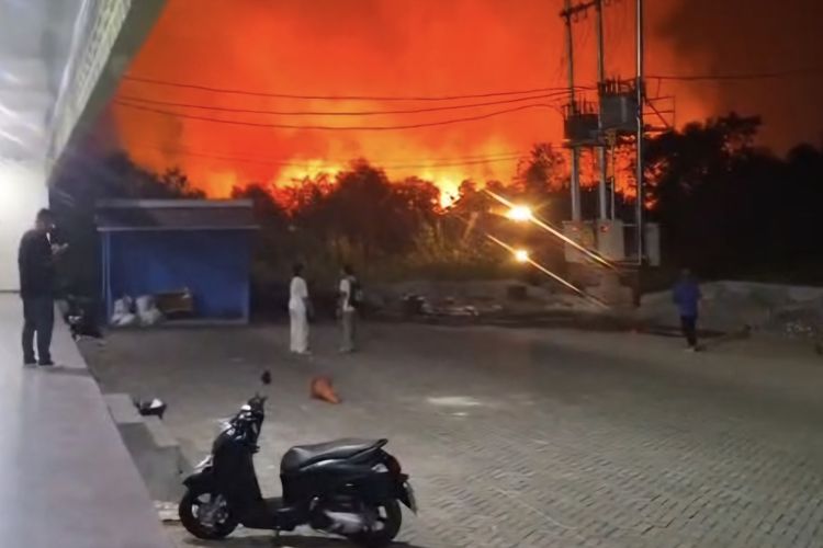 Karhutla di Handil Bakti Barito Kuala, Tiga Rumah Turut Terbakar