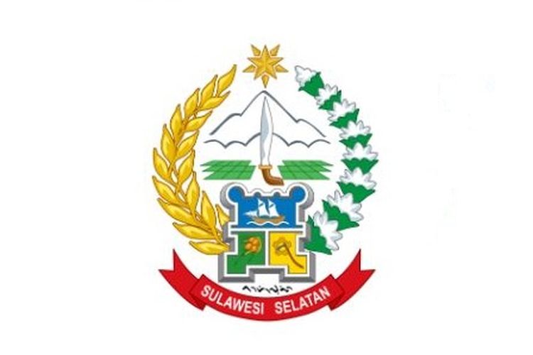 Lambang Provinsi Sulawesi Selatan.