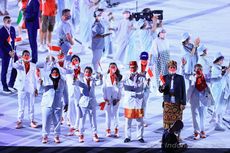 Dipimpin Atlet Selancar, Indonesia Tampil Gagah di Pembukaan Olimpiade Tokyo